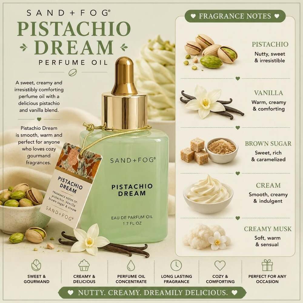 Sand + Fog Pistachio Dream Eau de Parfum Oil 1.7 fl oz